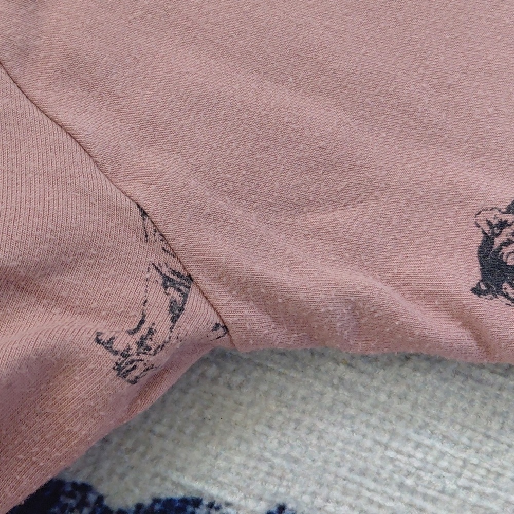 Women's Long Sleeve Pink Tiger Print Tee - Picture 3 of 8